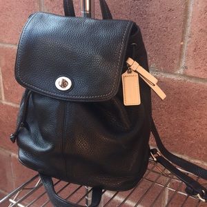 Coach back pack. approx  12”H x 11”W x 3.5” D